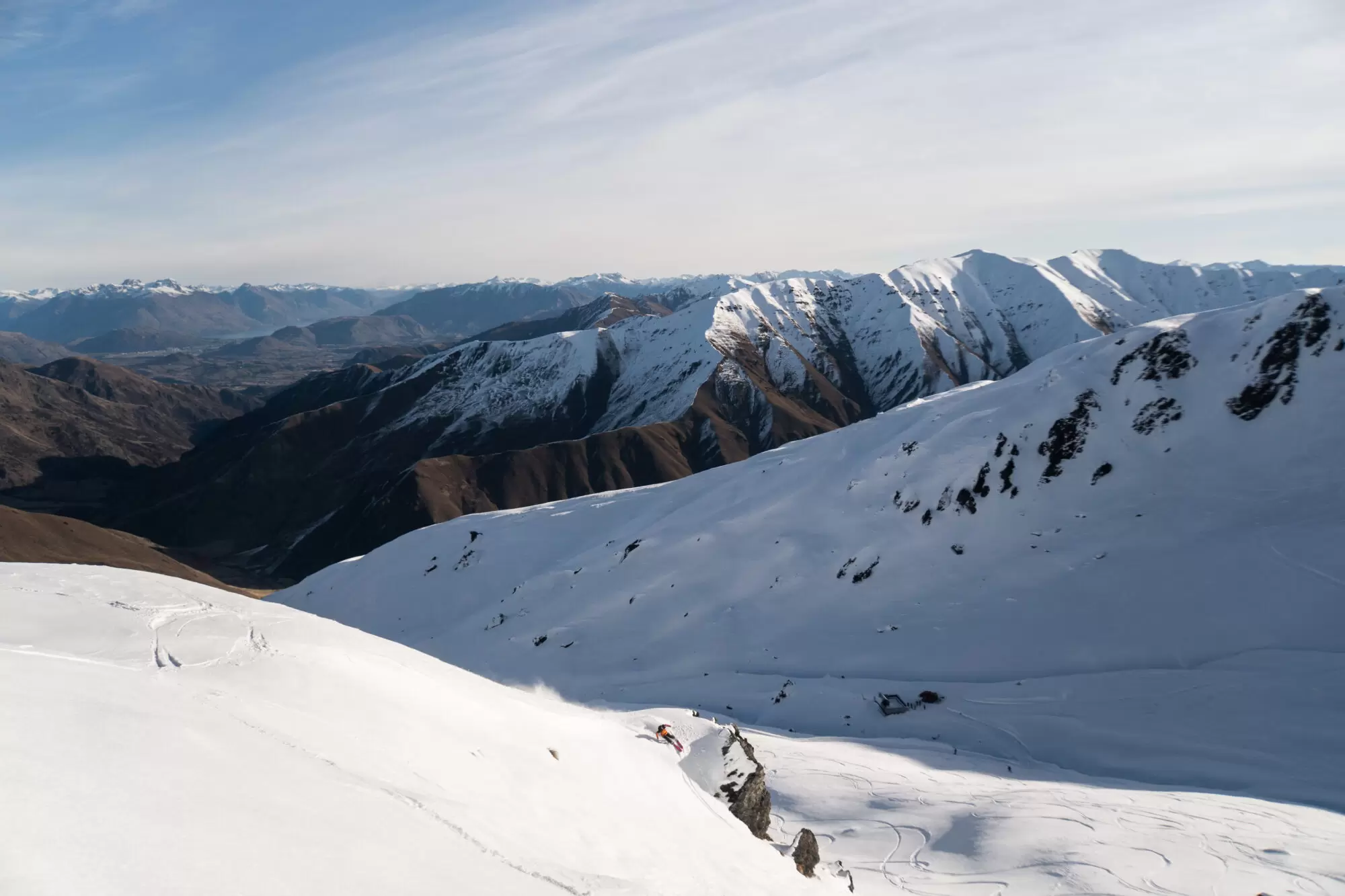 Wanaka-Soho-Basin-skier-ridge-MichaelBollen